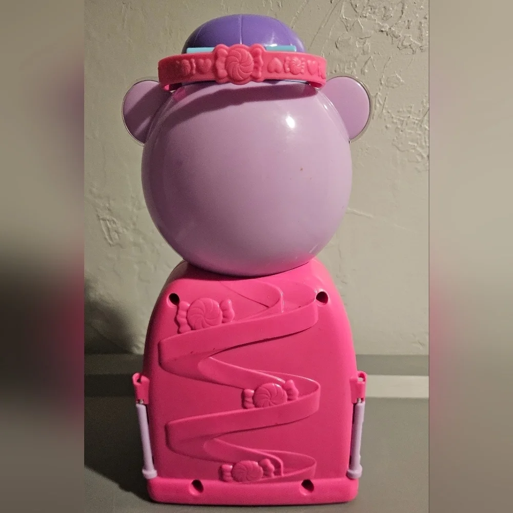 Polly Pocket Pink and Purple Bear Gumball Machine Fashion Doll Playset Mattel